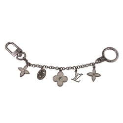 LOUIS VUITTON M65110 Bijoux Sac Chaine Fleur de Epi Keychain Keyring Silver Women's