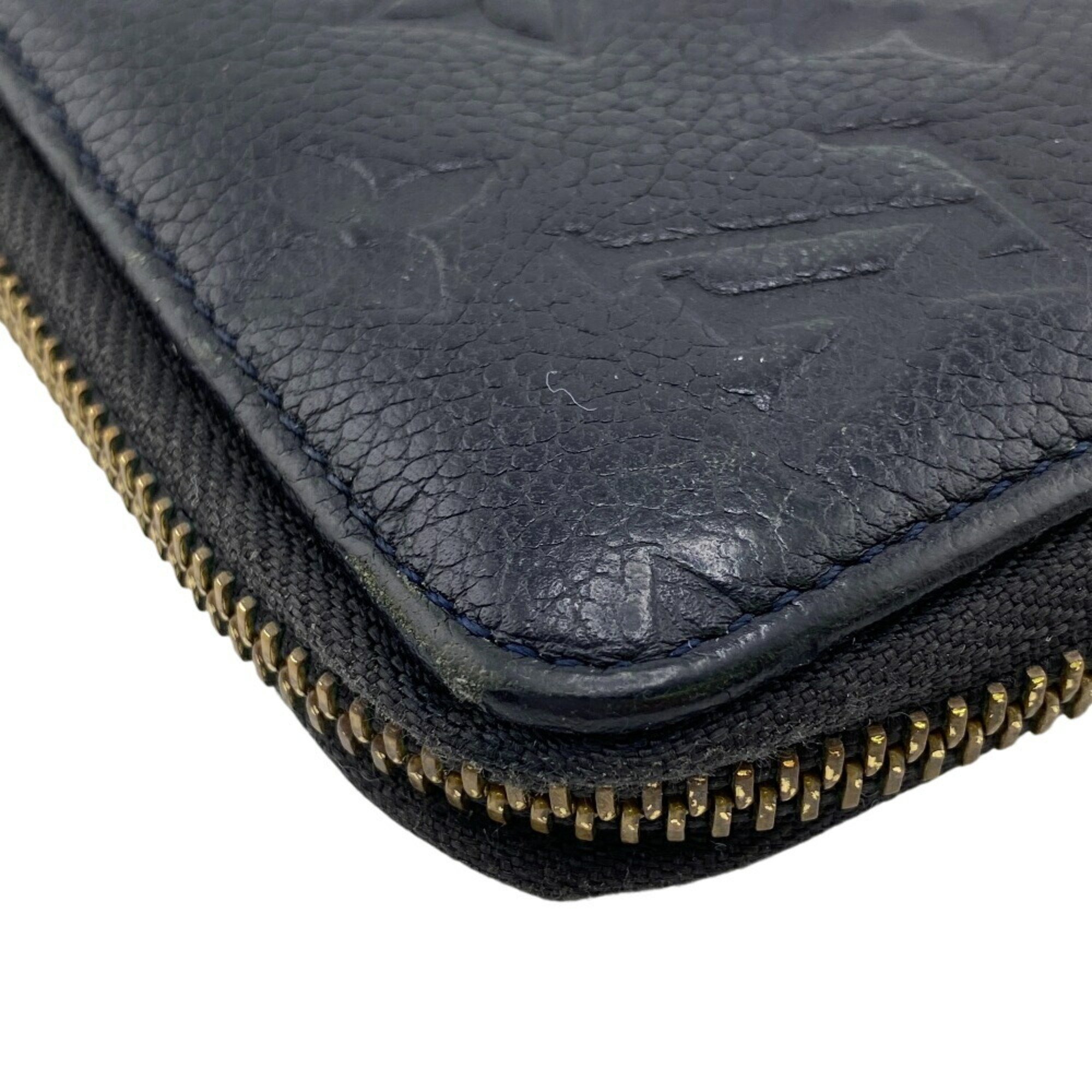 LOUIS VUITTON M93435 Portefeuille Secretron Round Monogram Empreinte Long Wallet Infini Unisex