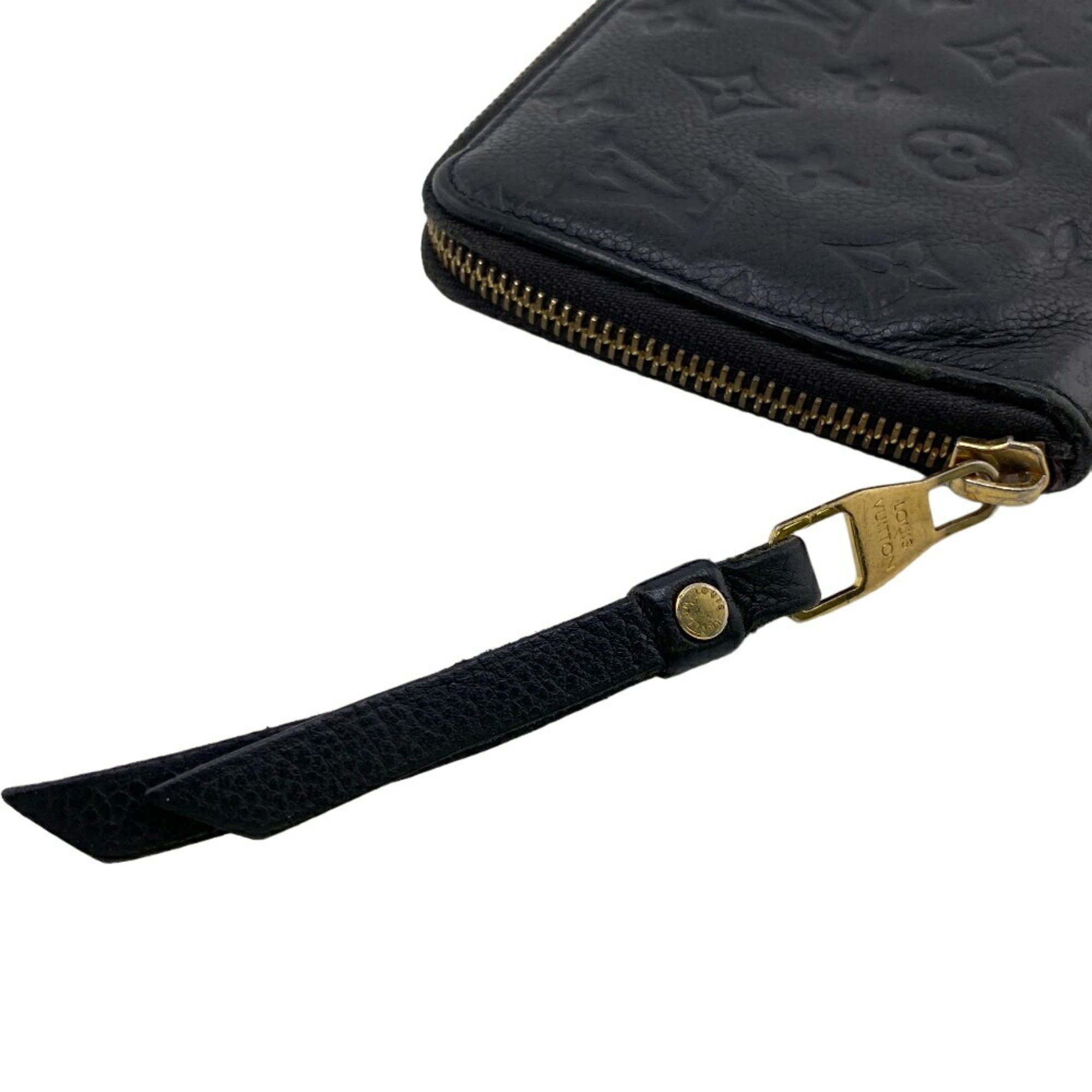 LOUIS VUITTON M93435 Portefeuille Secretron Round Monogram Empreinte Long Wallet Infini Unisex