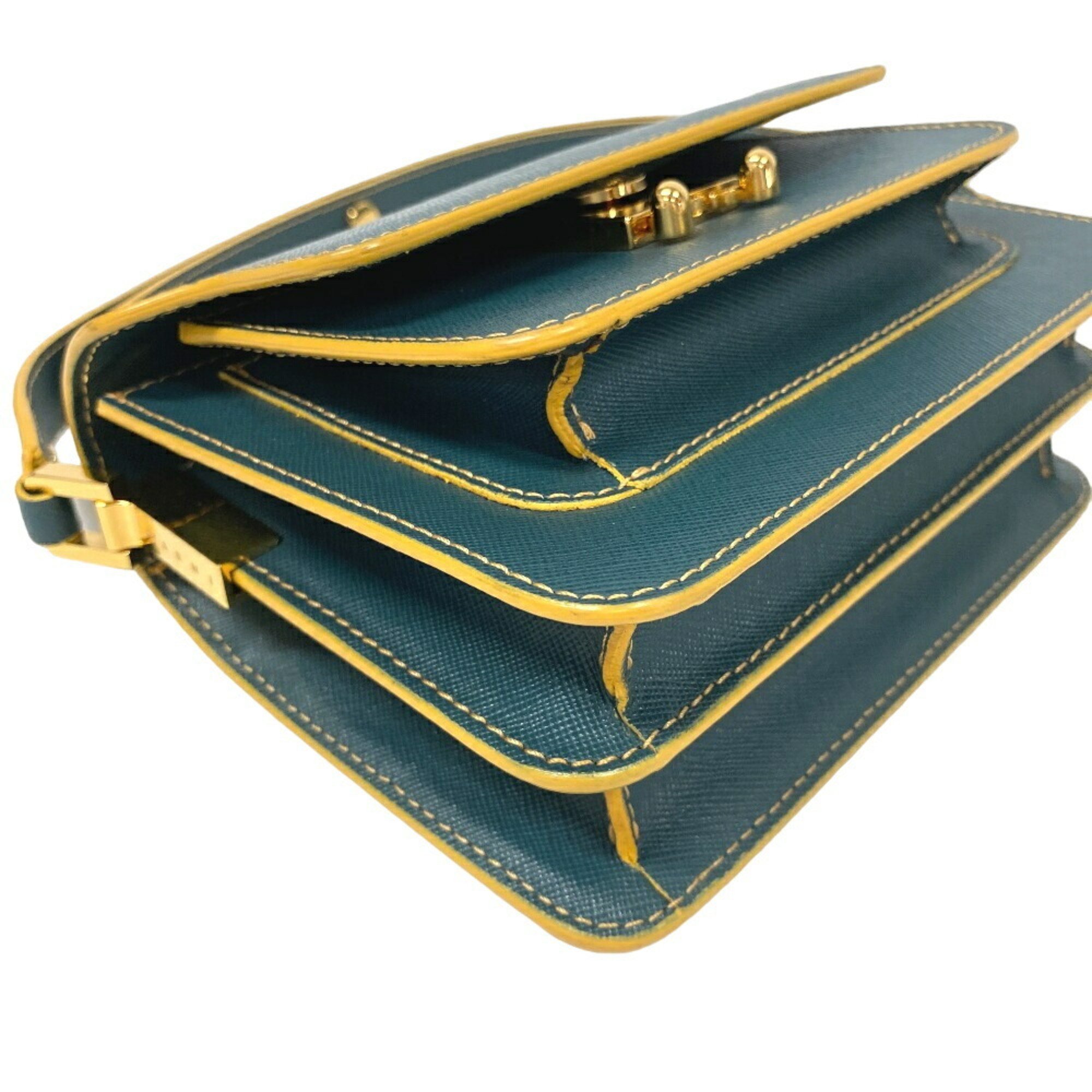 MARNI Trunk Shoulder Bag Green Women's