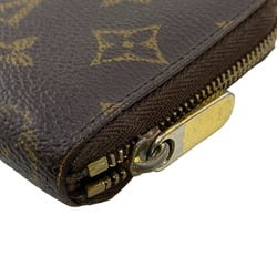 LOUIS VUITTON M60067 Zippy Coin Purse Monogram Case Brown Unisex