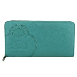 TIFFANY&Co. Tiffany Return to Round Long Wallet Blue Women's