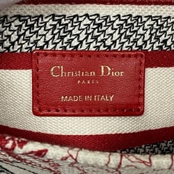 Christian Dior Lady Dee Light Medium Handbag, Red, Women's