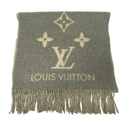 LOUIS VUITTON Louis Vuitton Echarpe Reykjavik Scarf Muffler Grey Women's