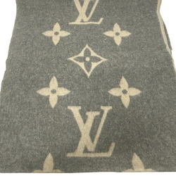 LOUIS VUITTON Louis Vuitton Echarpe Reykjavik Scarf Muffler Grey Women's