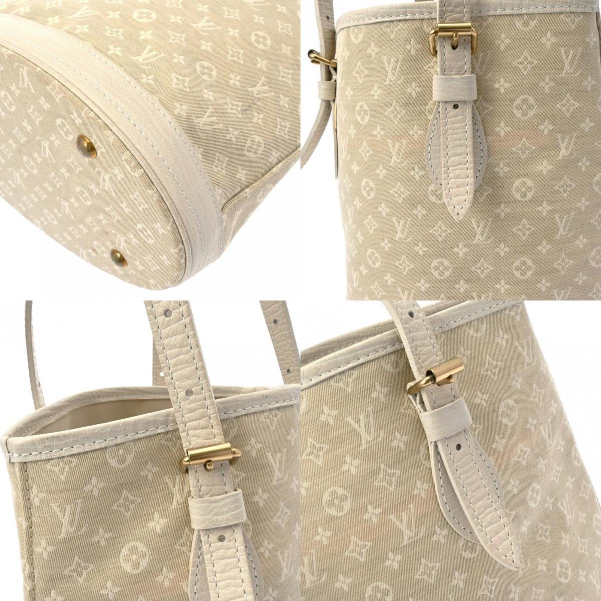 LOUIS VUITTON Louis Vuitton Monogram Run Bucket PM Dune M95316 Women's Canvas/Leather Handbag