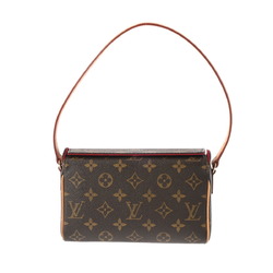 LOUIS VUITTON Louis Vuitton Monogram Recital Brown M51900 Women's Canvas Handbag