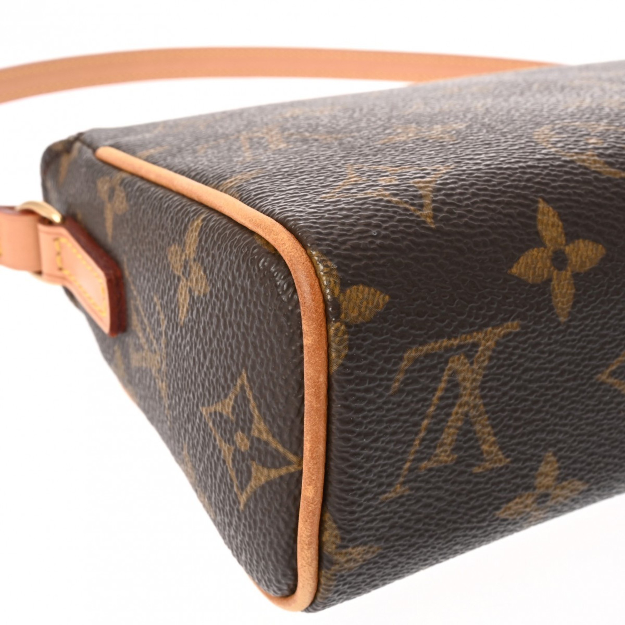 LOUIS VUITTON Louis Vuitton Monogram Recital Brown M51900 Women's Canvas Handbag