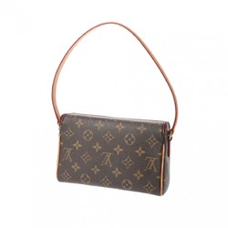 LOUIS VUITTON Louis Vuitton Monogram Recital Brown M51900 Women's Canvas Handbag