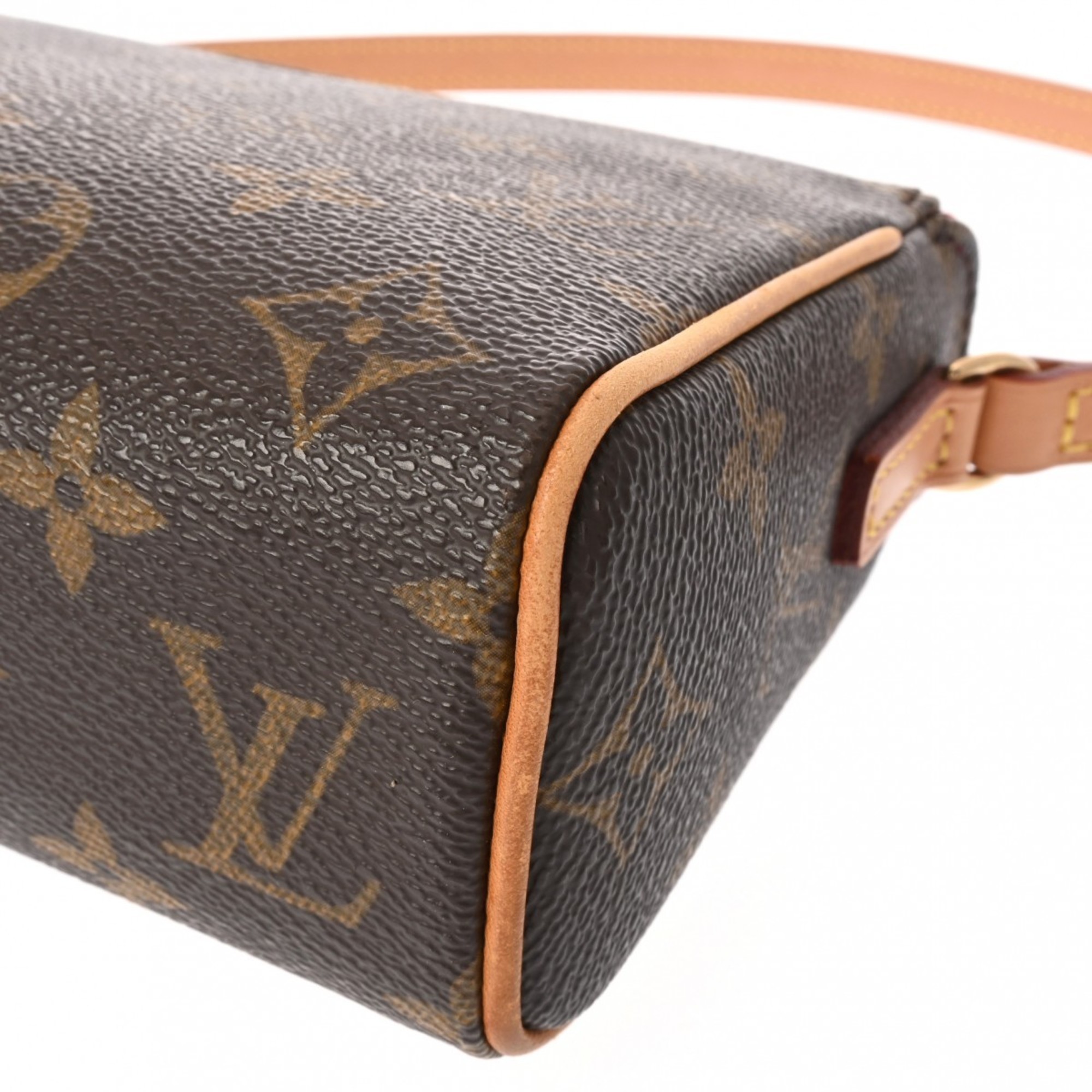 LOUIS VUITTON Louis Vuitton Monogram Recital Brown M51900 Women's Canvas Handbag