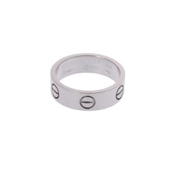 CARTIER Love Ring #52 Size 11.5 Women's K18 White Gold