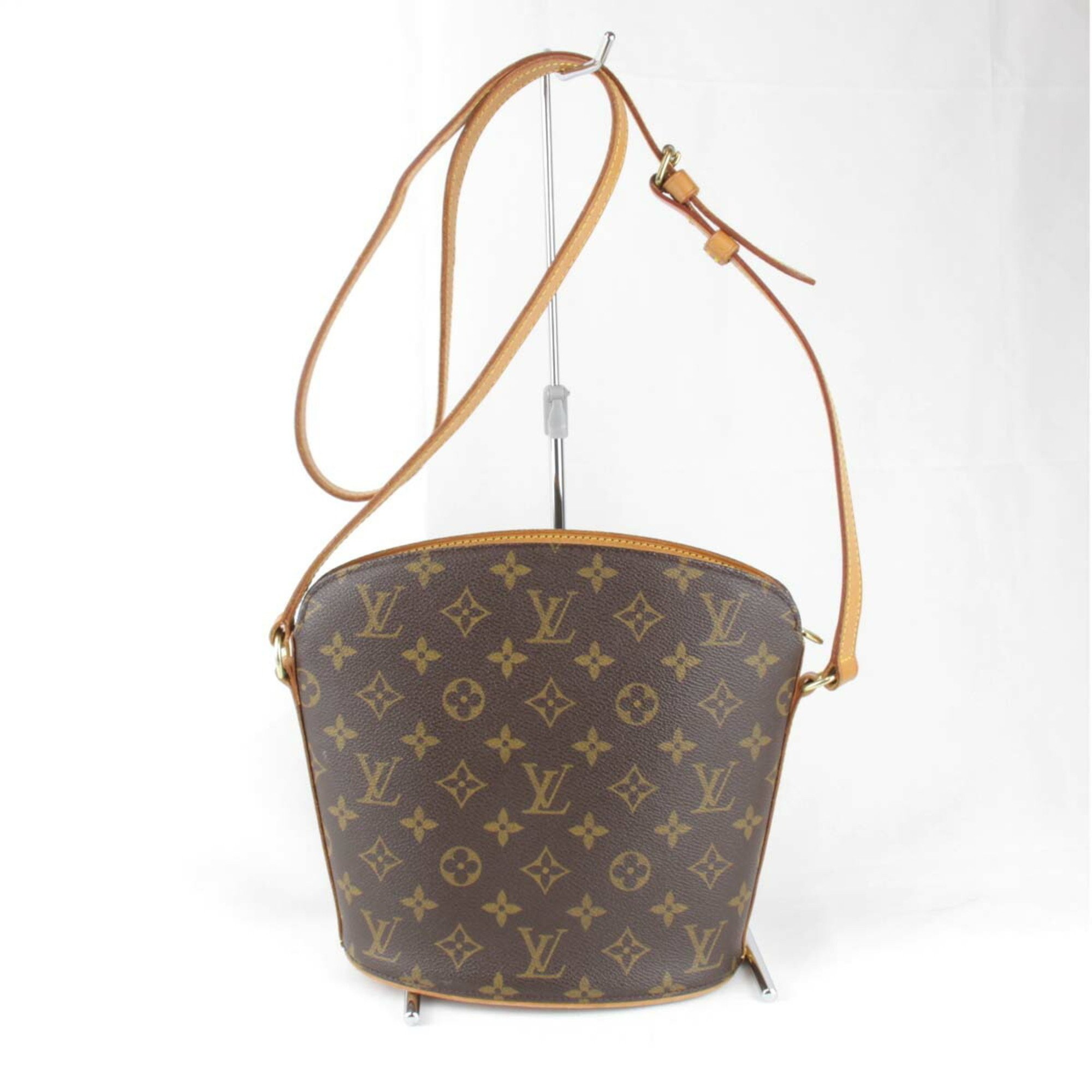 LOUIS VUITTON Louis Vuitton Drouot M51290 Shoulder Bag Monogram Canvas Women's