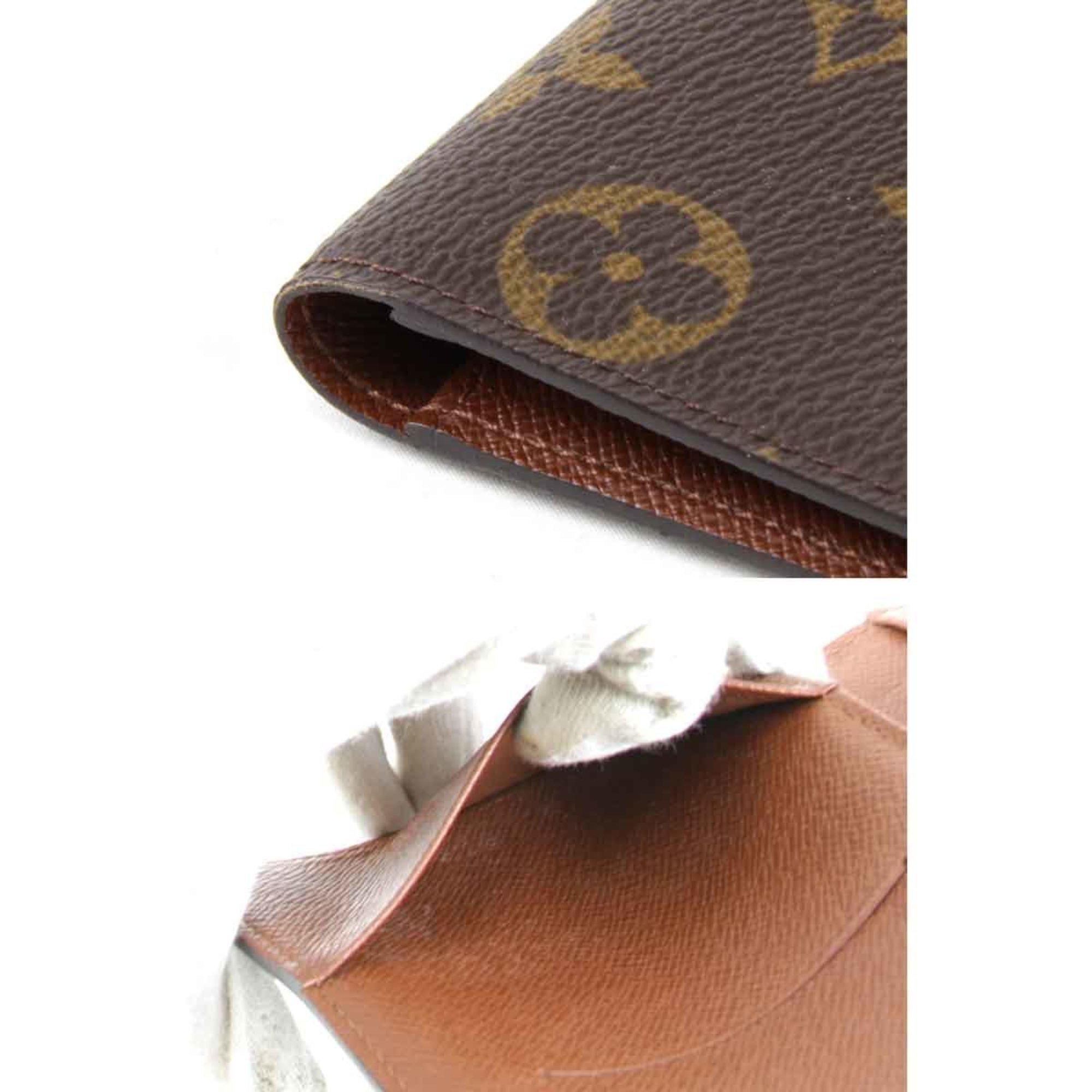 LOUIS VUITTON Louis Vuitton Agenda Horizontal R20008 Notebook Cover Monogram Canvas Brown Women's