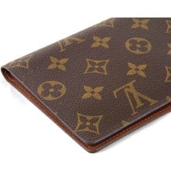 LOUIS VUITTON Louis Vuitton Agenda Horizontal R20008 Notebook Cover Monogram Canvas Brown Women's