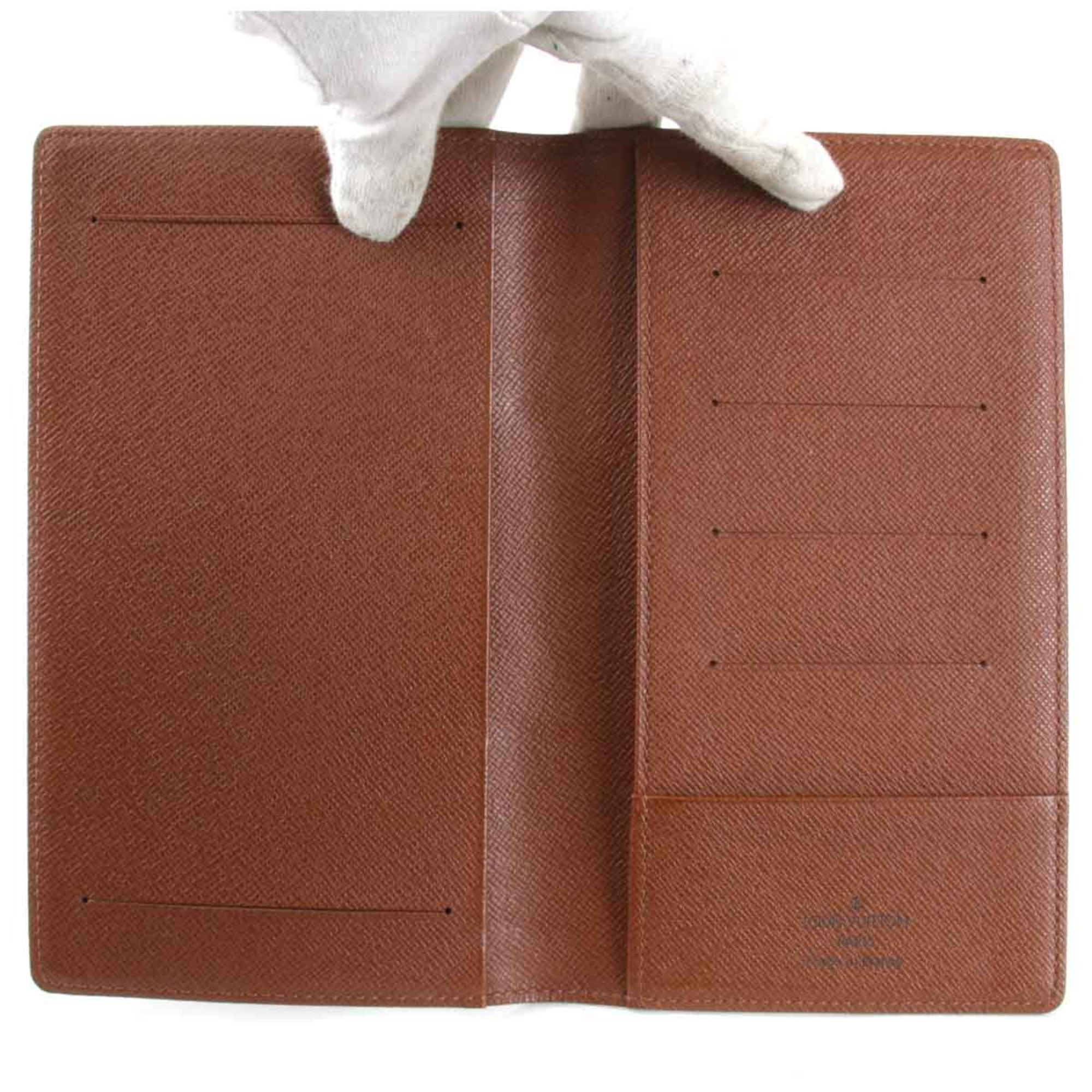 LOUIS VUITTON Louis Vuitton Agenda Horizontal R20008 Notebook Cover Monogram Canvas Brown Women's