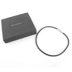 BVLGARI Bvlgari Leather Choker Black Women's