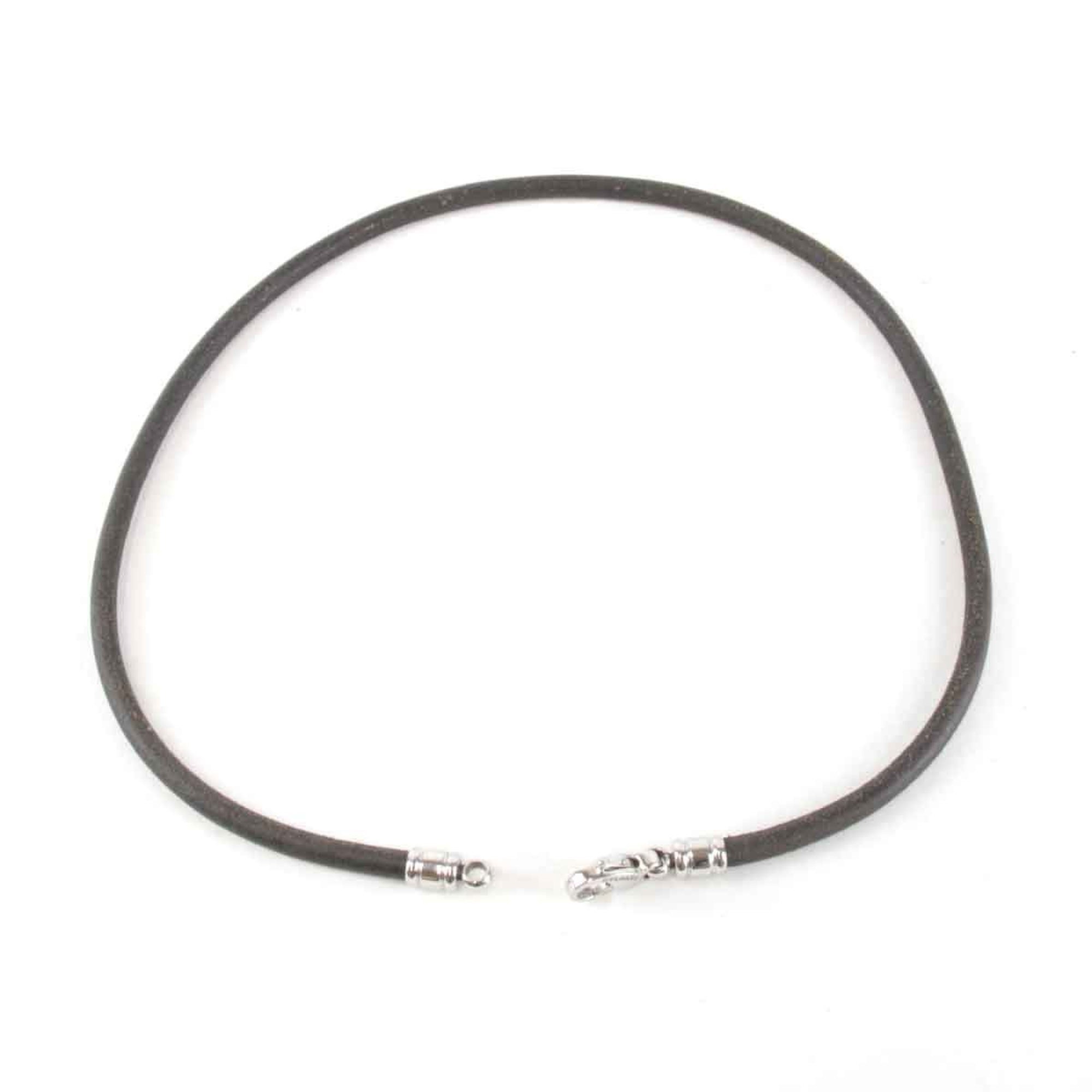 BVLGARI Bvlgari Leather Choker Black Women's