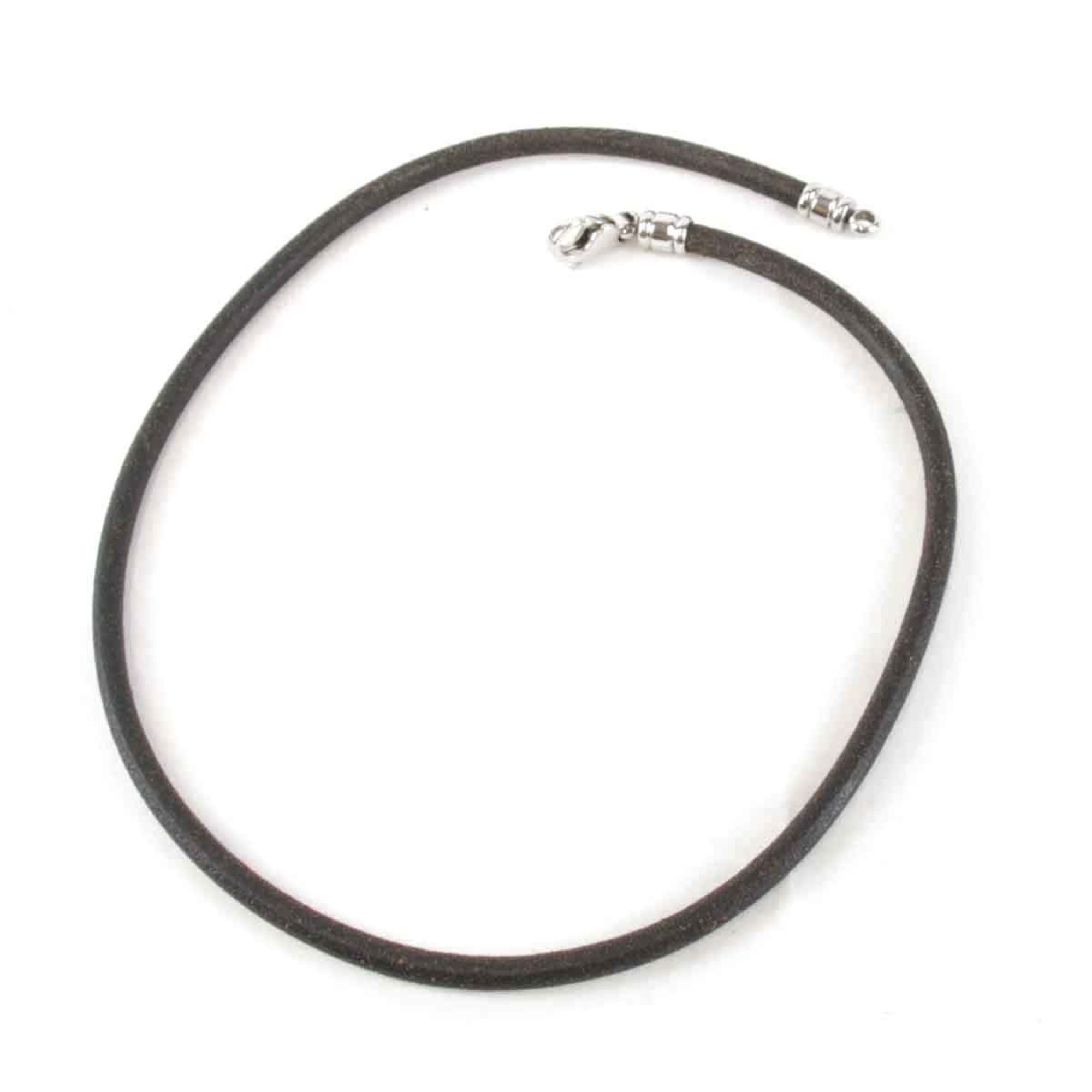 BVLGARI Bvlgari Leather Choker Black Women's