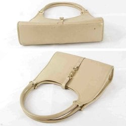 GUCCI Jackie 002.1068 2404 Handbag Leather Beige Women's