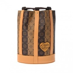 LOUIS VUITTON Louis Vuitton Monogram Stripe Randonne LV x NIGO Collaboration Brown M45968 Men's Canvas Shoulder Bag