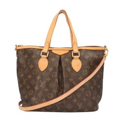 Louis Vuitton Palermo PM Monogram Shoulder Bag Canvas M40145 Brown Women's LOUIS VUITTON 2way BRB02670000009421