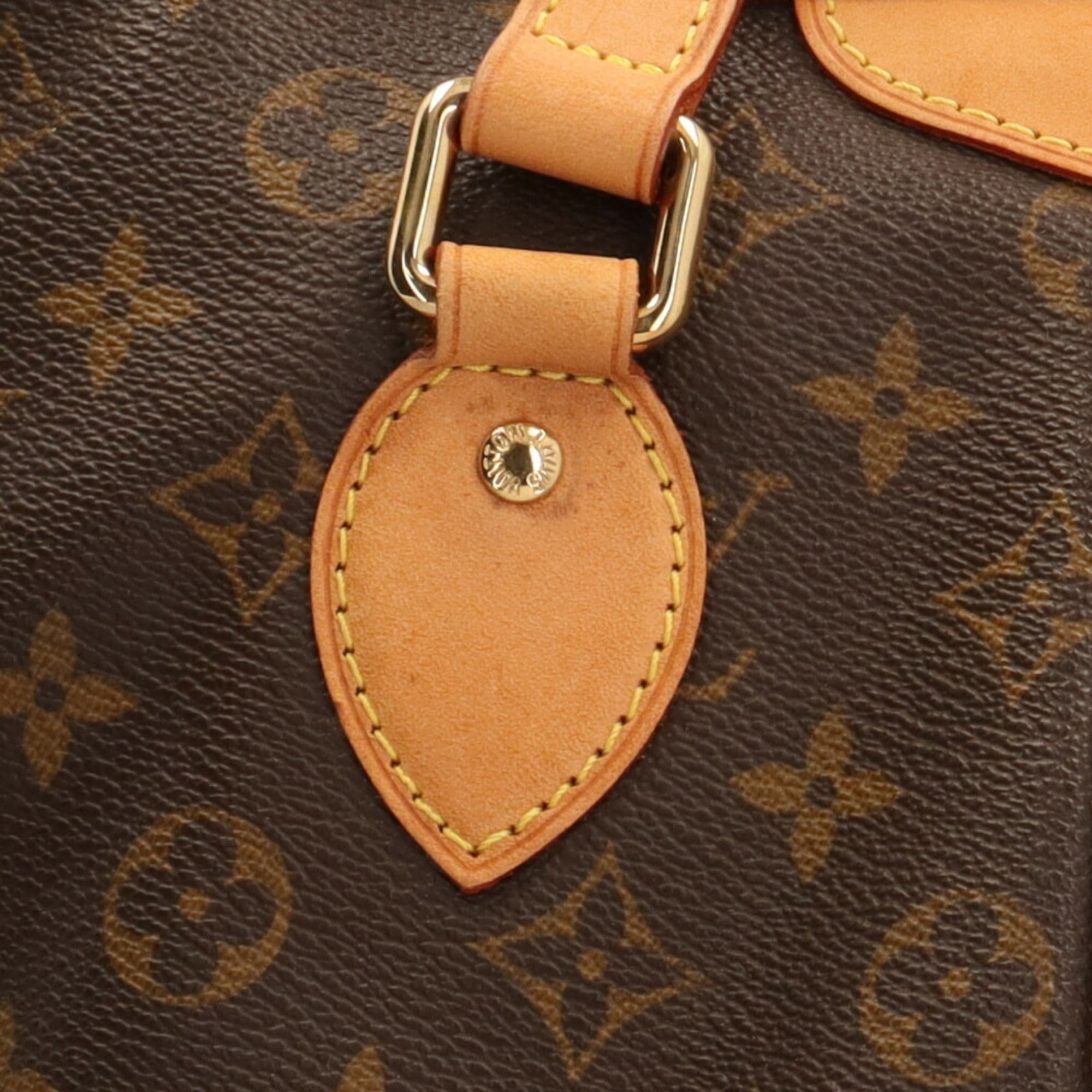 Louis Vuitton Palermo PM Monogram Shoulder Bag Canvas M40145 Brown Women's LOUIS VUITTON 2way BRB02670000009421