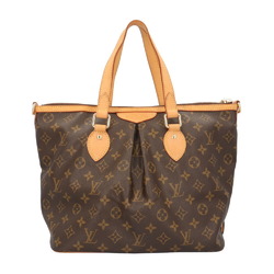 Louis Vuitton Palermo PM Monogram Shoulder Bag Canvas M40145 Brown Women's LOUIS VUITTON 2way BRB02670000009421