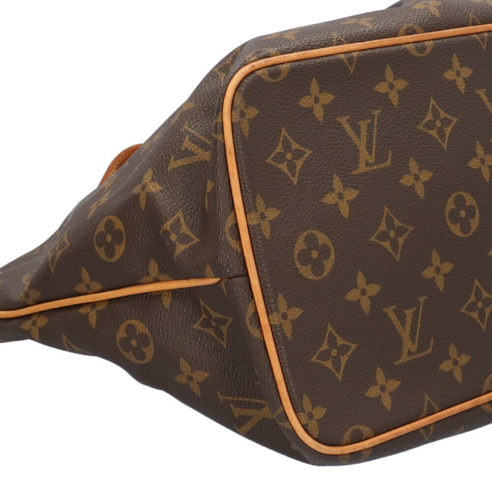 Louis Vuitton Palermo PM Monogram Shoulder Bag Canvas M40145 Brown Women's LOUIS VUITTON 2way BRB02670000009421