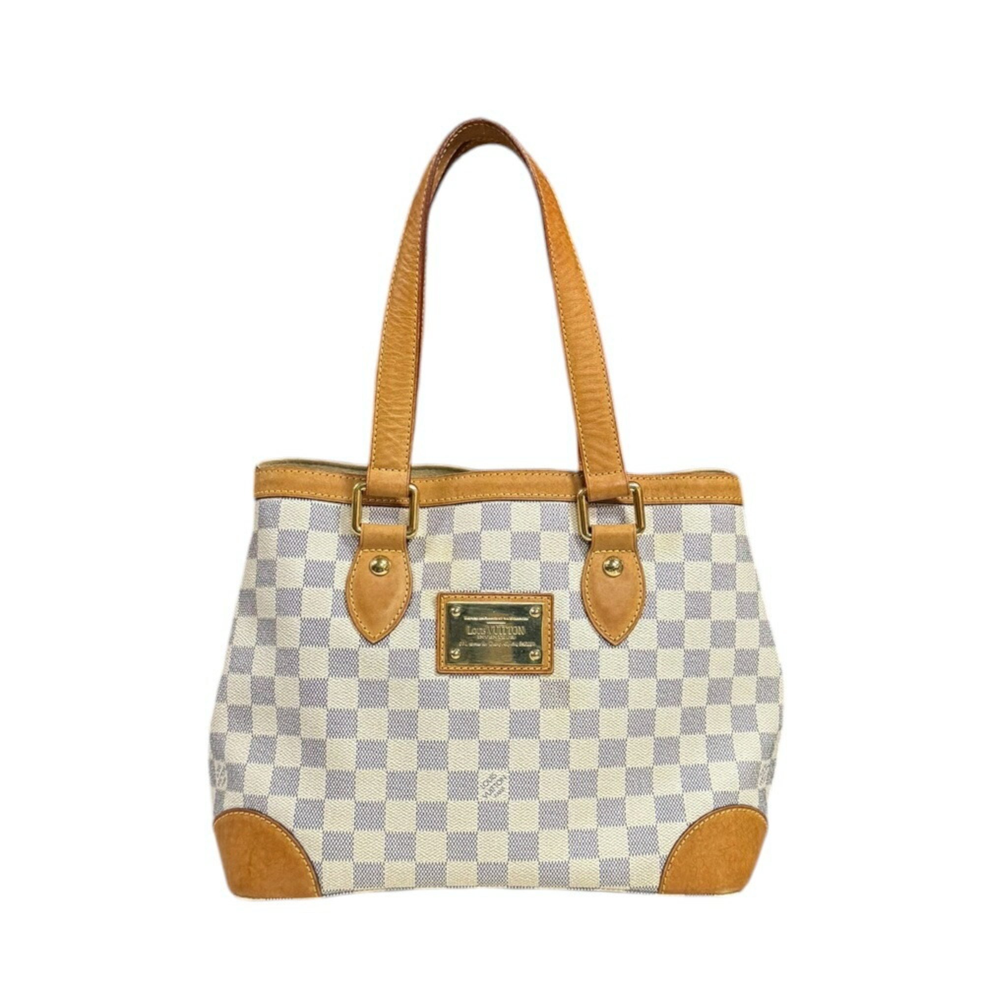 Louis Vuitton Hampstead PM Damier Azur Shoulder Bag Canvas N51207 White Women's LOUIS VUITTON