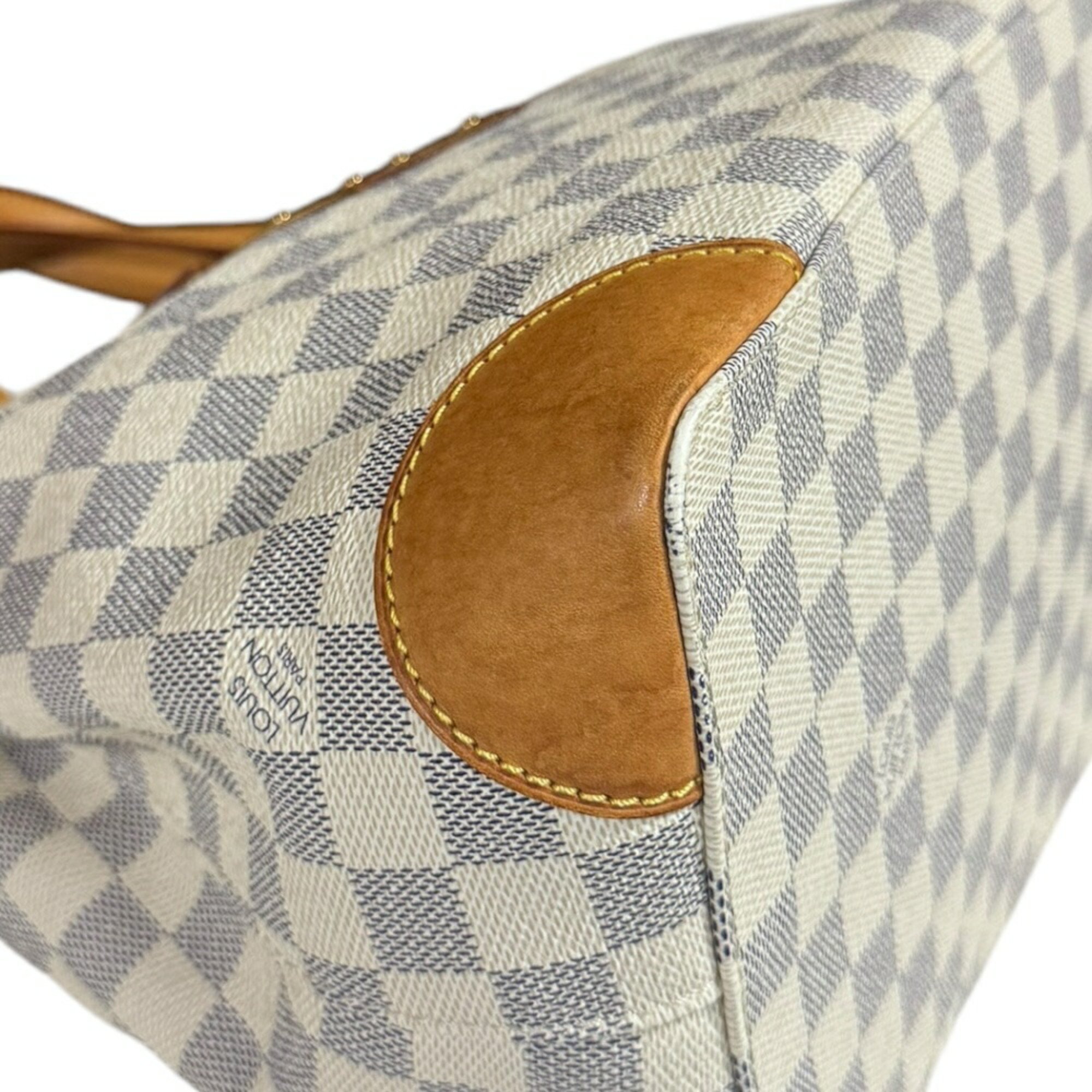 Louis Vuitton Hampstead PM Damier Azur Shoulder Bag Canvas N51207 White Women's LOUIS VUITTON