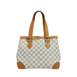 Louis Vuitton Hampstead PM Damier Azur Shoulder Bag Canvas N51207 White Women's LOUIS VUITTON