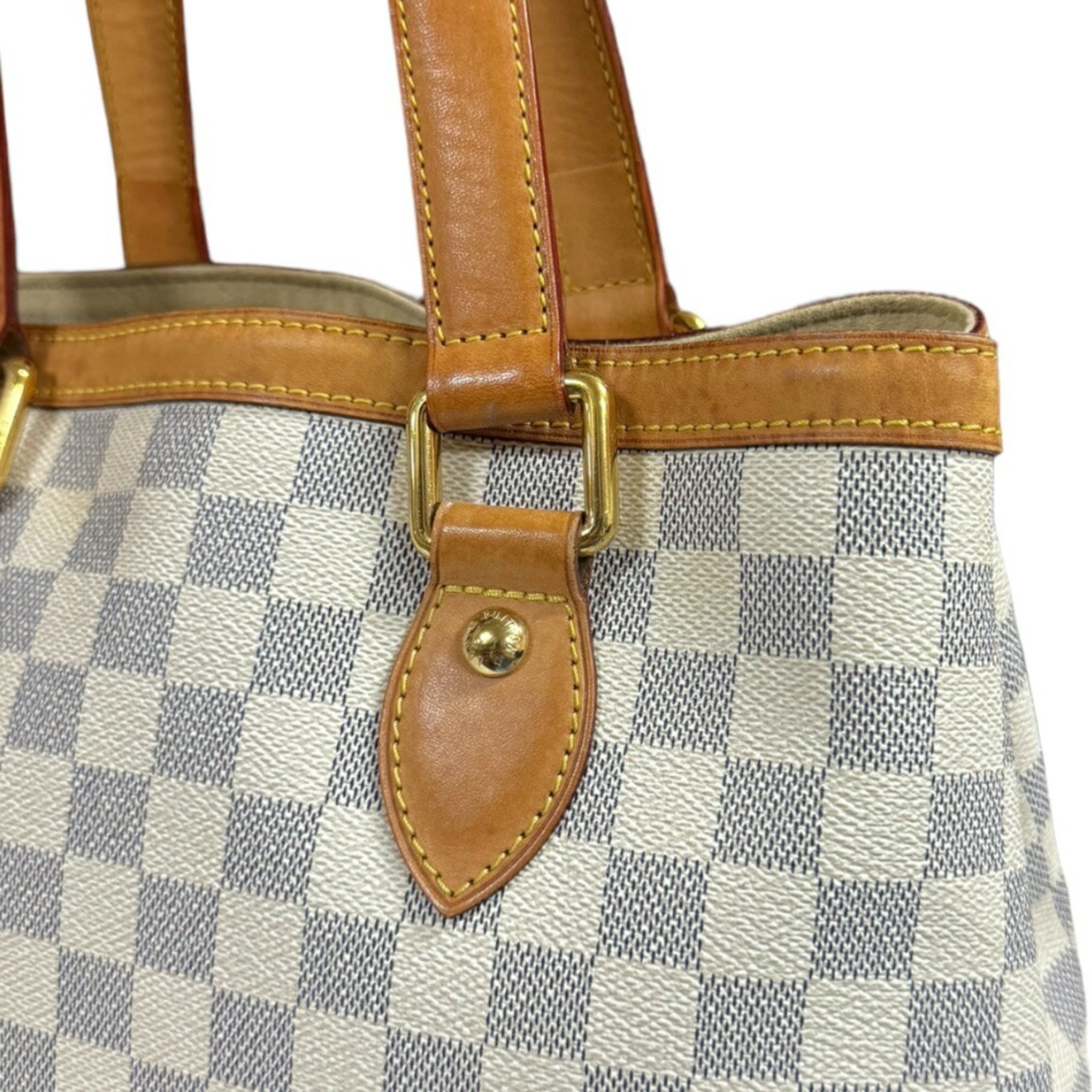 Louis Vuitton Hampstead PM Damier Azur Shoulder Bag Canvas N51207 White Women's LOUIS VUITTON