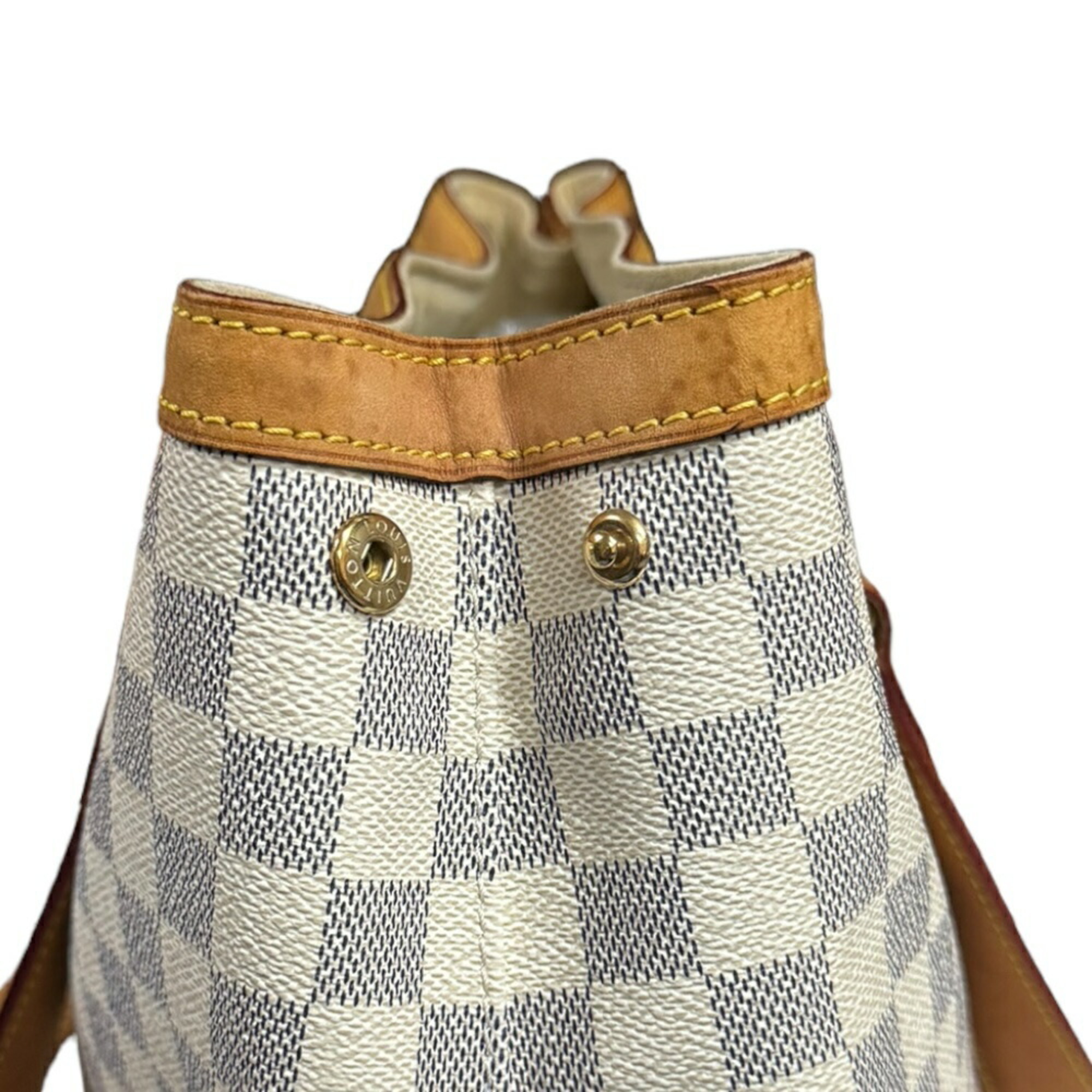 Louis Vuitton Hampstead PM Damier Azur Shoulder Bag Canvas N51207 White Women's LOUIS VUITTON