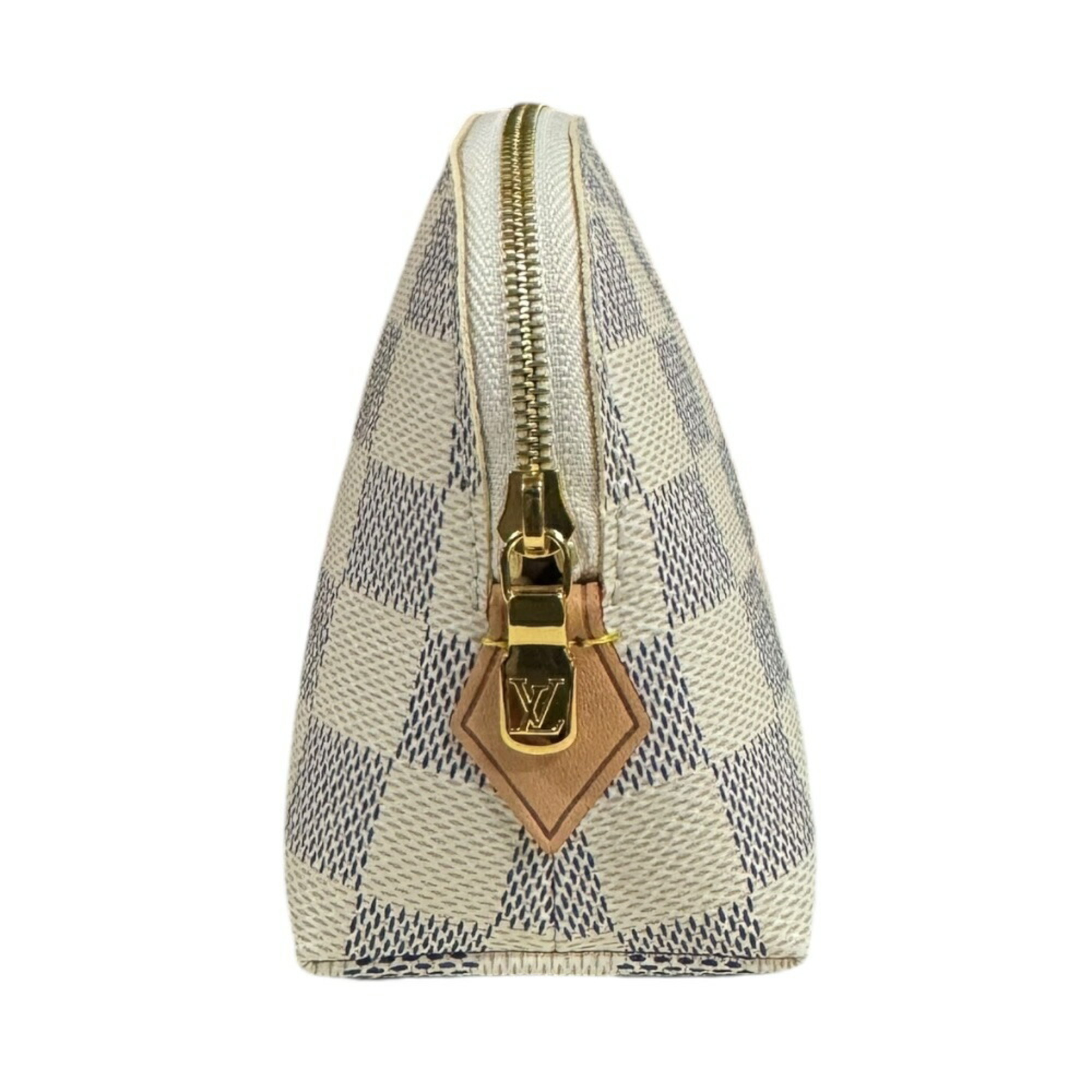 Louis Vuitton Pochette Tick Damier Azur Pouch Canvas N60024 Women's LOUIS VUITTON