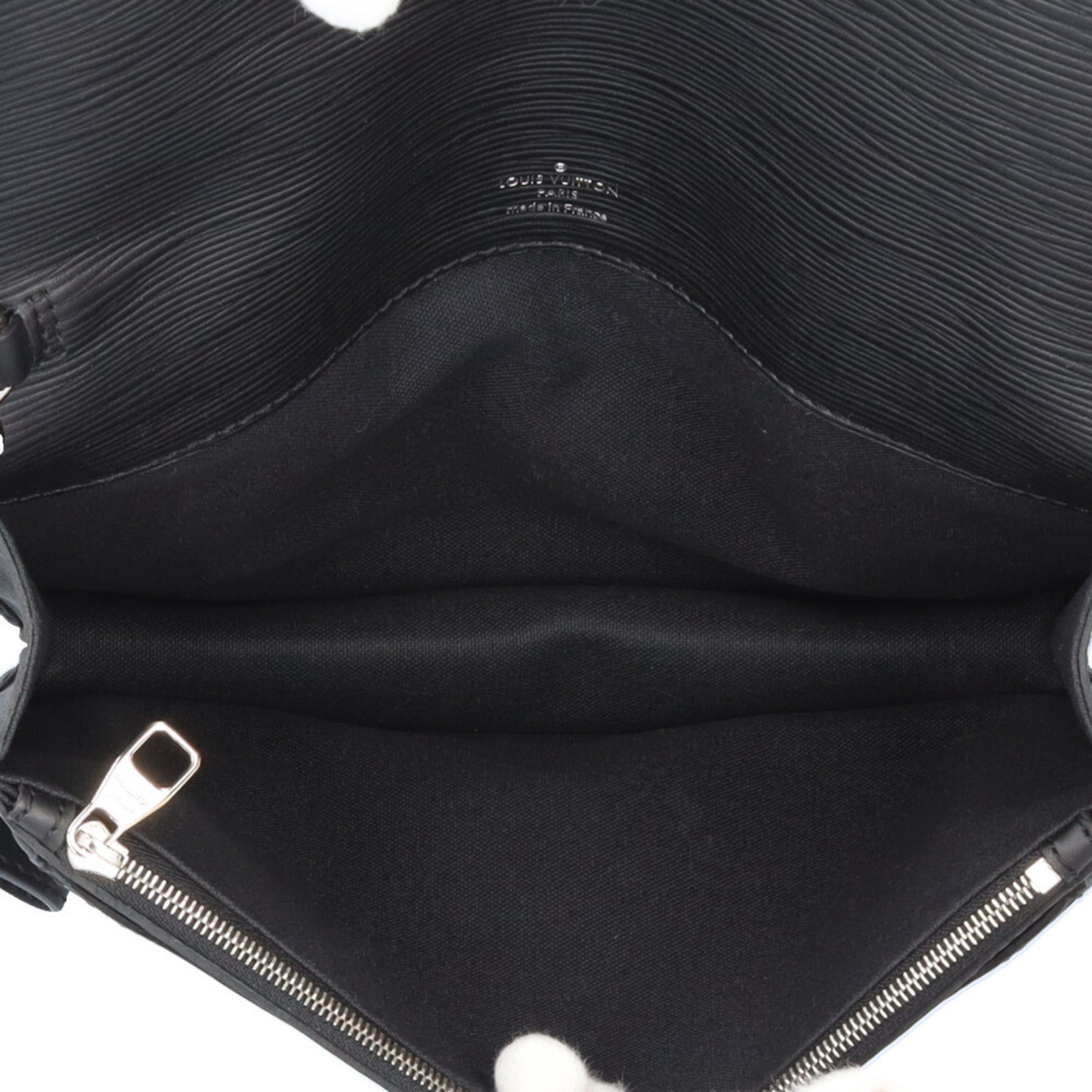 Louis Vuitton Neo Belaia Epi Second Bag Leather M40852 Black Unisex LOUIS VUITTON