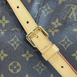 Louis Vuitton Menilmontant PM Monogram Shoulder Bag Canvas M40474 Brown Women's LOUIS VUITTON