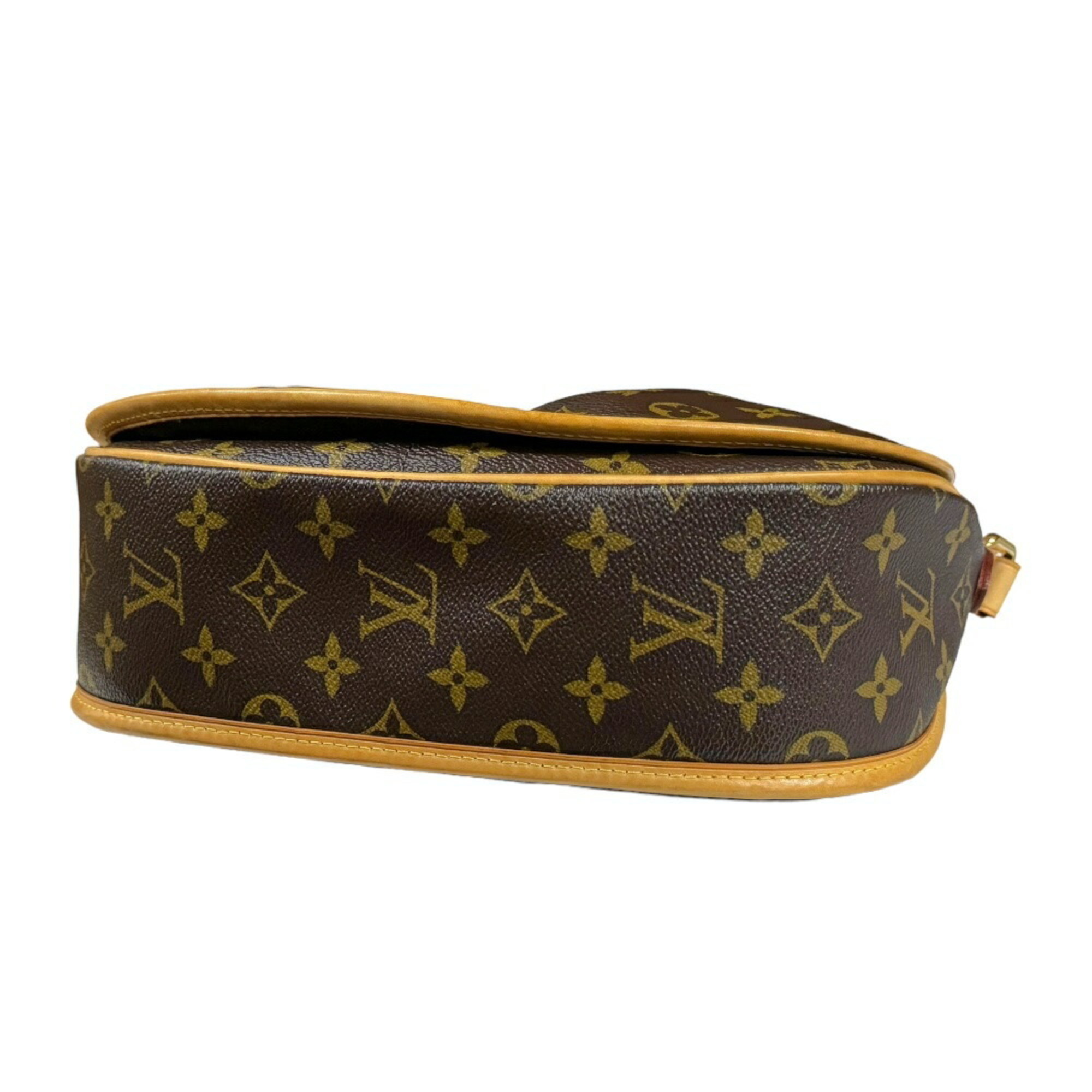 Louis Vuitton Menilmontant PM Monogram Shoulder Bag Canvas M40474 Brown Women's LOUIS VUITTON