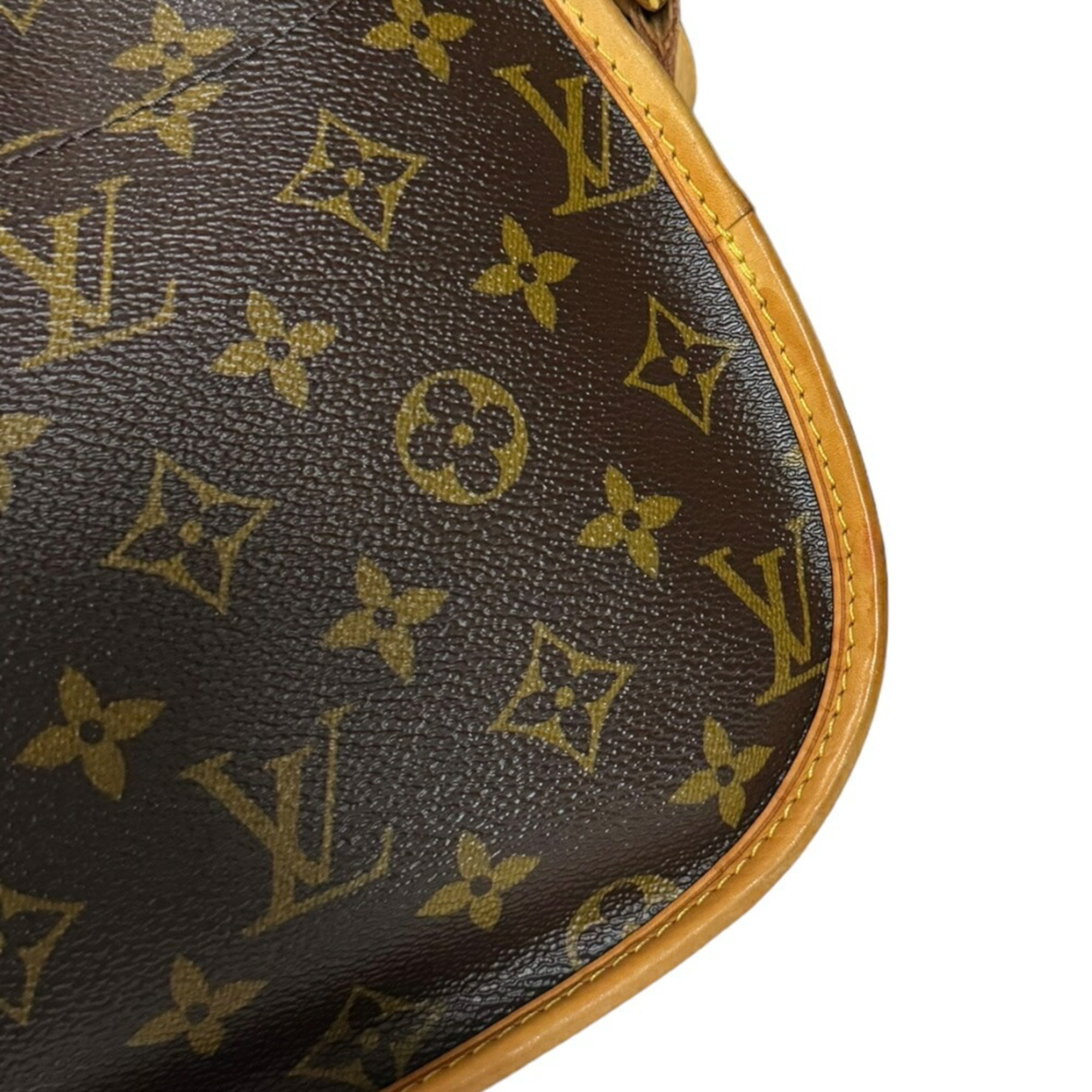 Louis Vuitton Menilmontant PM Monogram Shoulder Bag Canvas M40474 Brown Women's LOUIS VUITTON