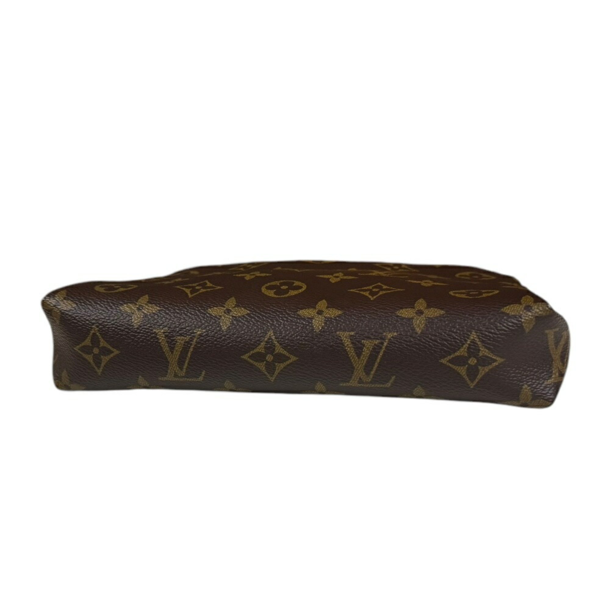 Louis Vuitton Pallas Scratch Monogram Shoulder Bag Canvas M41638 Brown Women's LOUIS VUITTON 2way BRB01870000008239