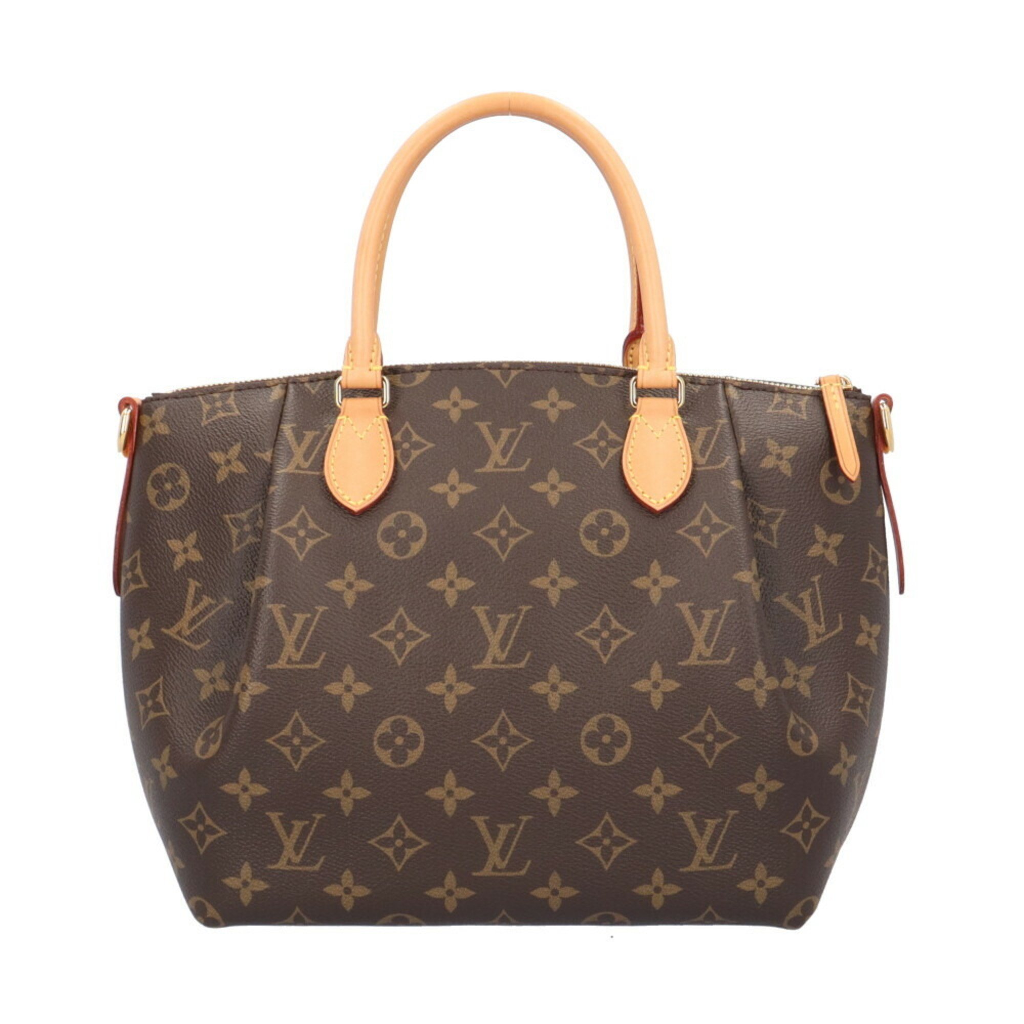 Louis Vuitton Turen PM Monogram Shoulder Bag Canvas M48813 Brown Women's LOUIS VUITTON 2way BRB02310000011629