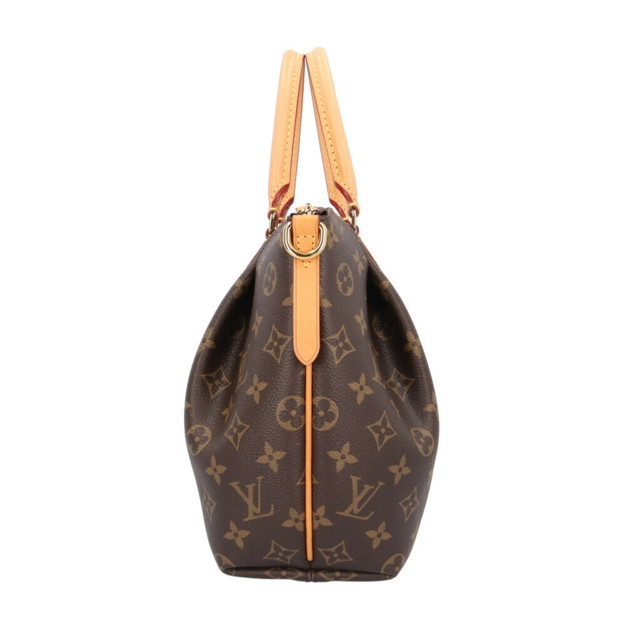 Louis Vuitton Turen PM Monogram Shoulder Bag Canvas M48813 Brown Women's LOUIS VUITTON 2way BRB02310000011629