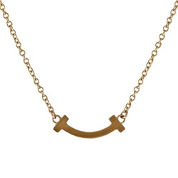 Tiffany T Smile Necklace 18K Gold Women's TIFFANY&Co.