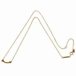 Tiffany T Smile Necklace 18K Gold Women's TIFFANY&Co.