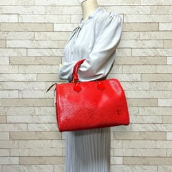 Louis Vuitton Speedy 25 Epi Handbag M43017 Red Women's LOUIS VUITTON