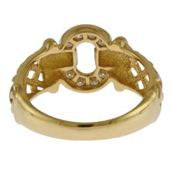 Christian Dior Ring, Dior, size 10, 18k gold, diamond, women's,