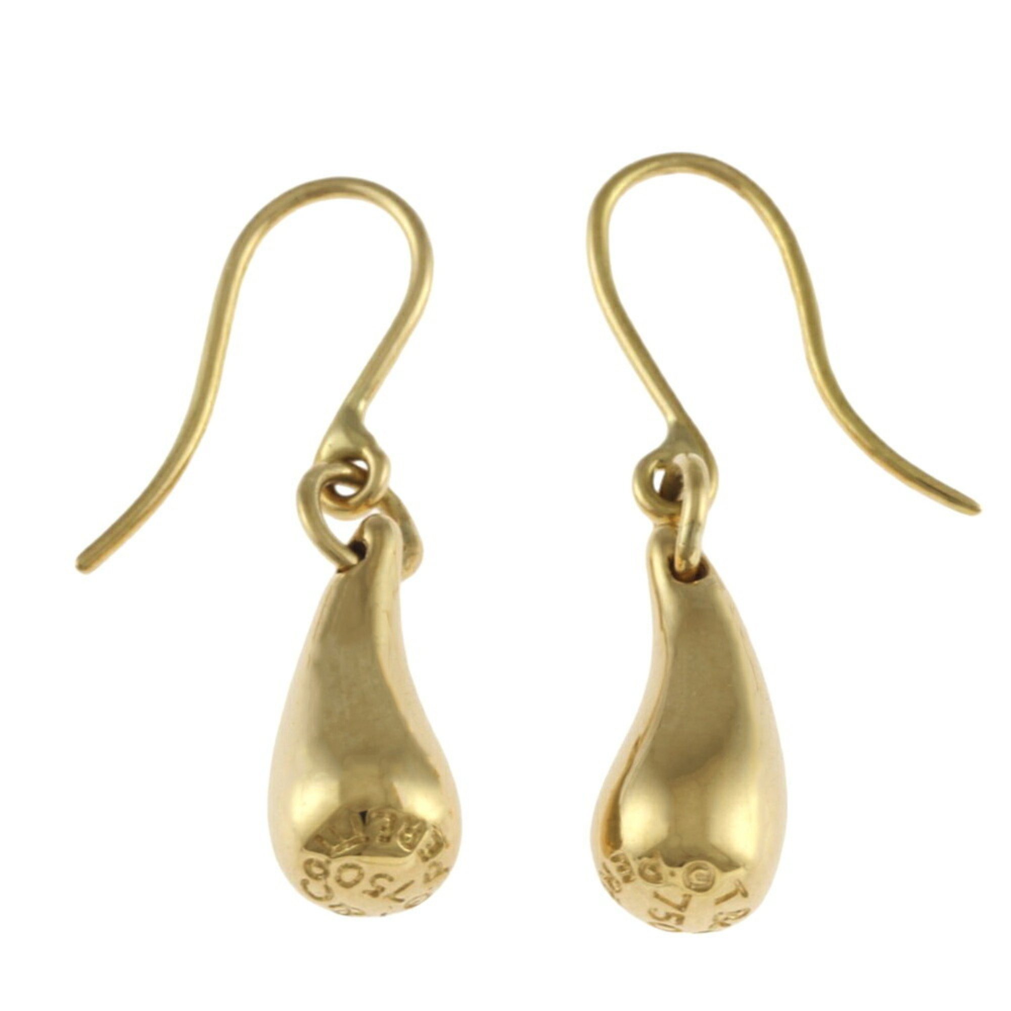 Tiffany teardrop earrings, 18k gold, women's, TIFFANY&Co.