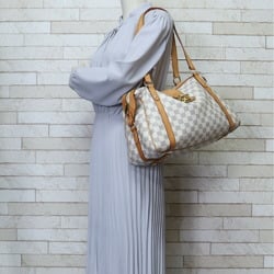 Louis Vuitton Stresa PM Damier Azur Shoulder Bag Canvas N42220 White Women's LOUIS VUITTON