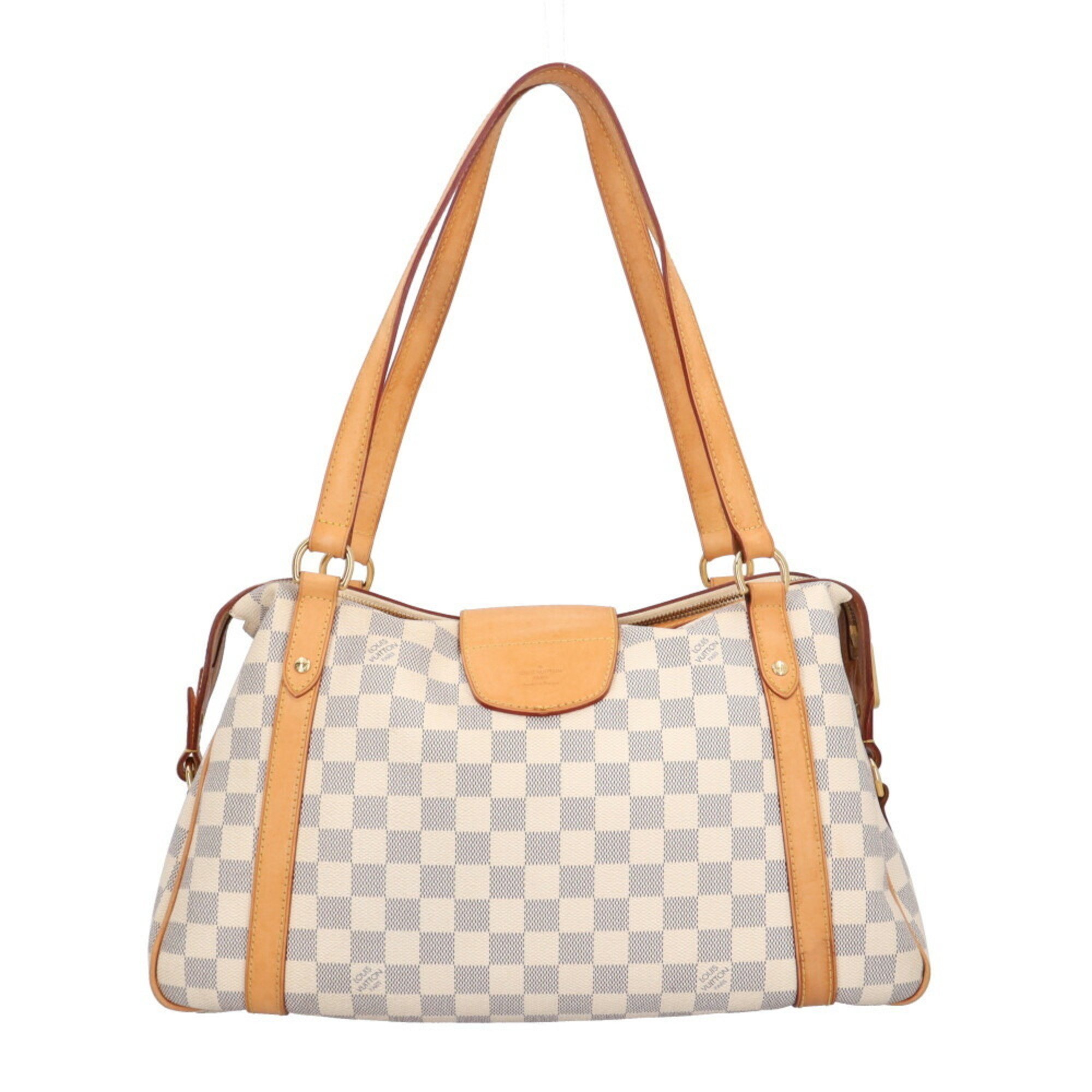 Louis Vuitton Stresa PM Damier Azur Shoulder Bag Canvas N42220 White Women's LOUIS VUITTON