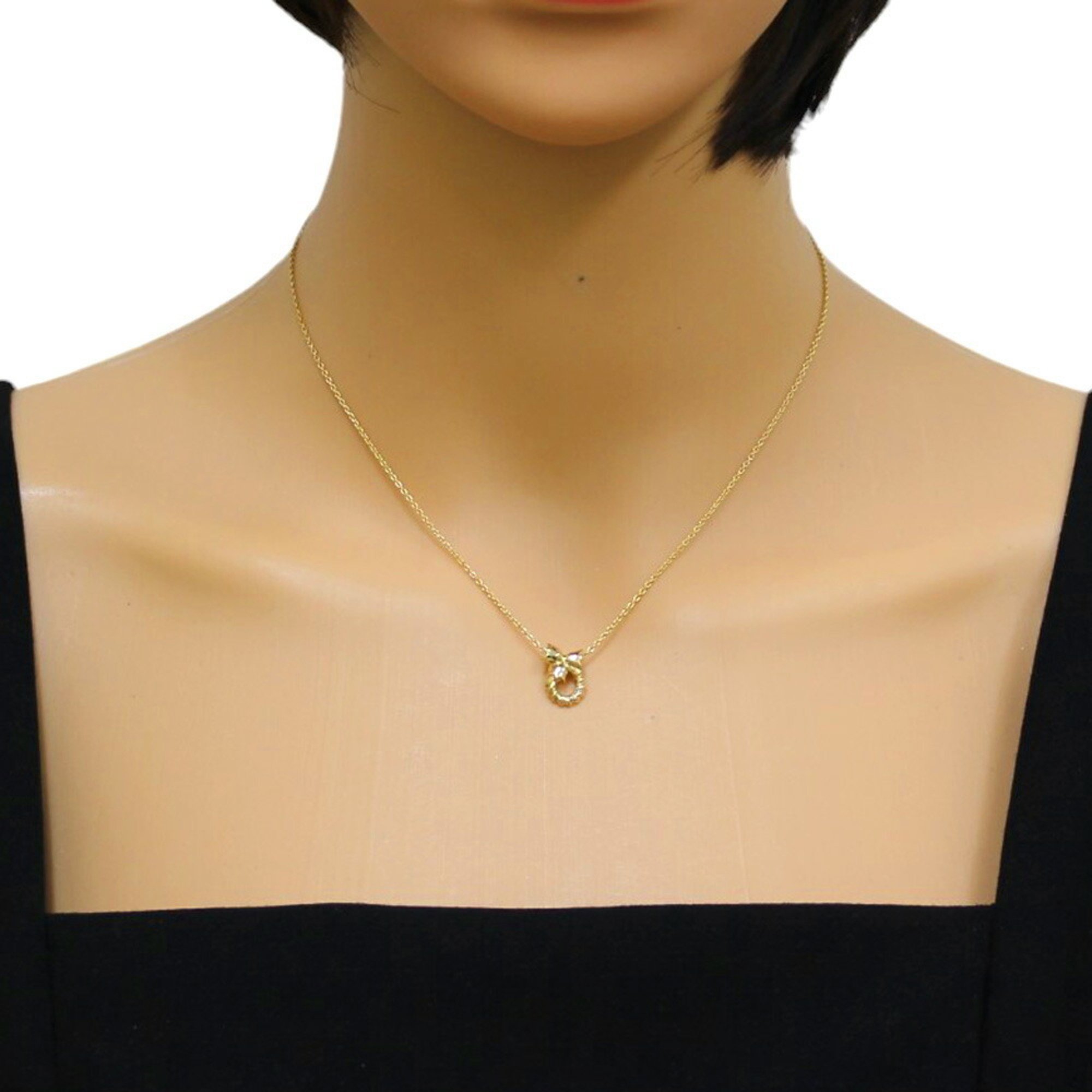 Christian Dior Dior Necklace 18K Gold Women's Wreath BRJ09000000055062