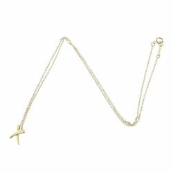 Tiffany Kiss Necklace 18K Gold Women's TIFFANY&Co.